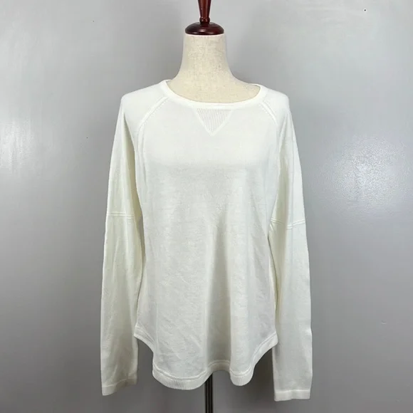 Sweet Romeo White Long Sleeve Sweater - Picture 1 of 7
